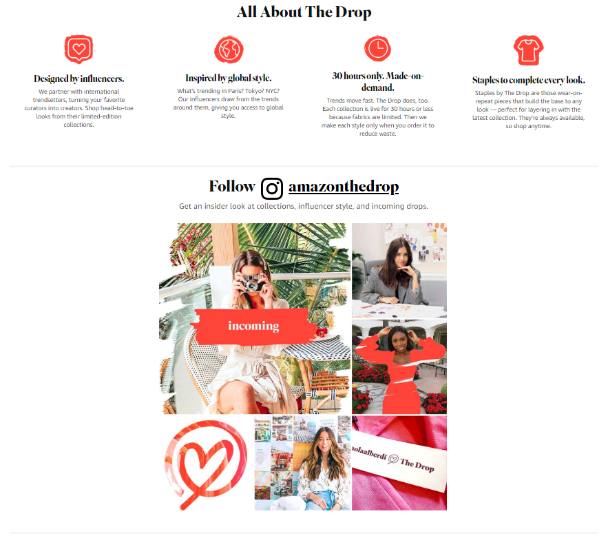 The Drop: 's Fashion Footprint Grows with Influencers