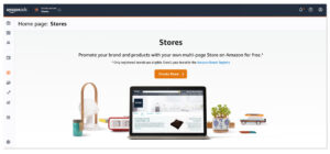 how to create an Amazon Brand Store 