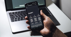 ChatGPT prominently displayed on a smart phone